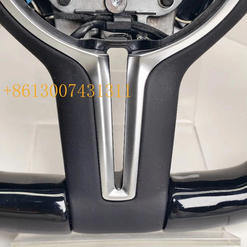 FactoryFor F01 F10 F20 F30 F32 F36 X5 F15 F25 F80 F82 F85 F87 F90 E90 Leather Steering Wheel Brown Color Piano Black M5 M4 M2 M6