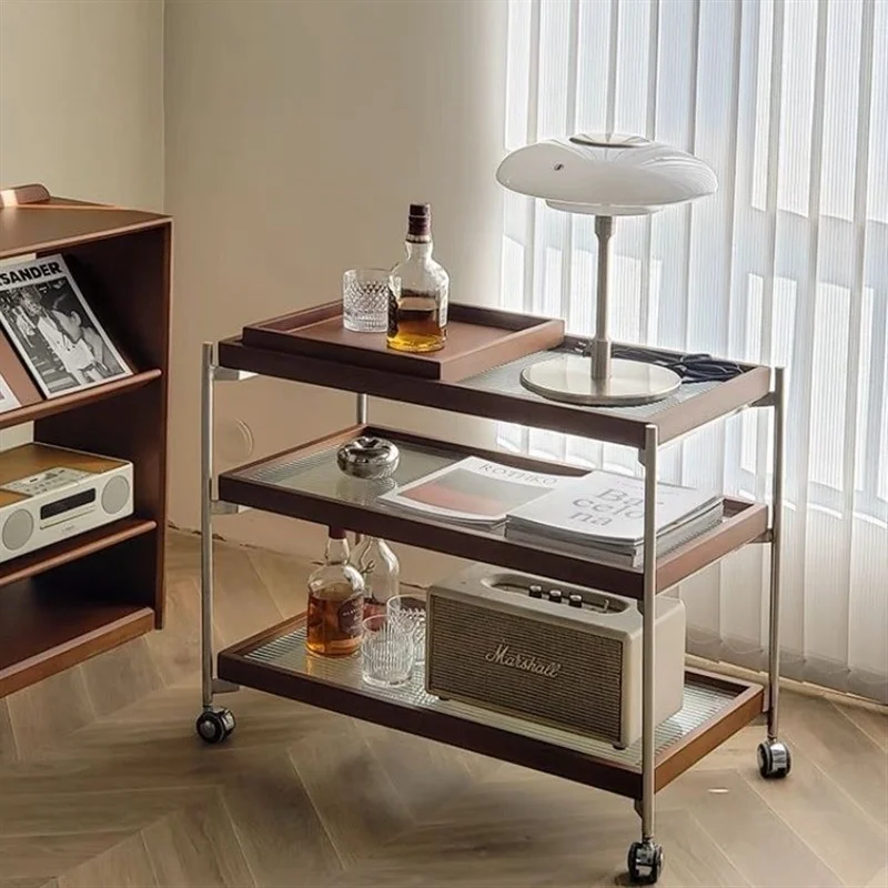 

Nordic simple storage small coffee table household living room bedroom sofa side cabinet bedside corner table