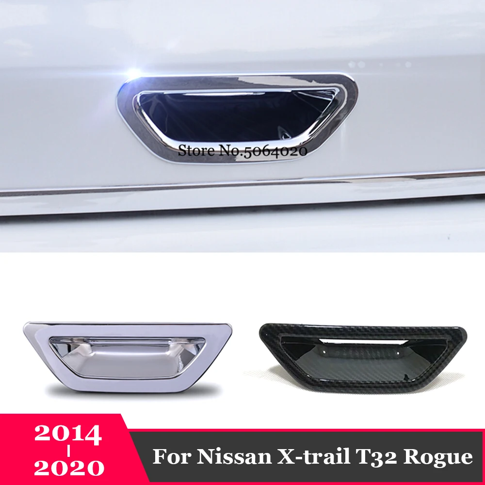 

For Nissan X-trail Xtrail T32 Rogue Car Accessories Rear Door bowl Tail Door Bowl Cover Trim Styling 2014-2020 ABS Chrome