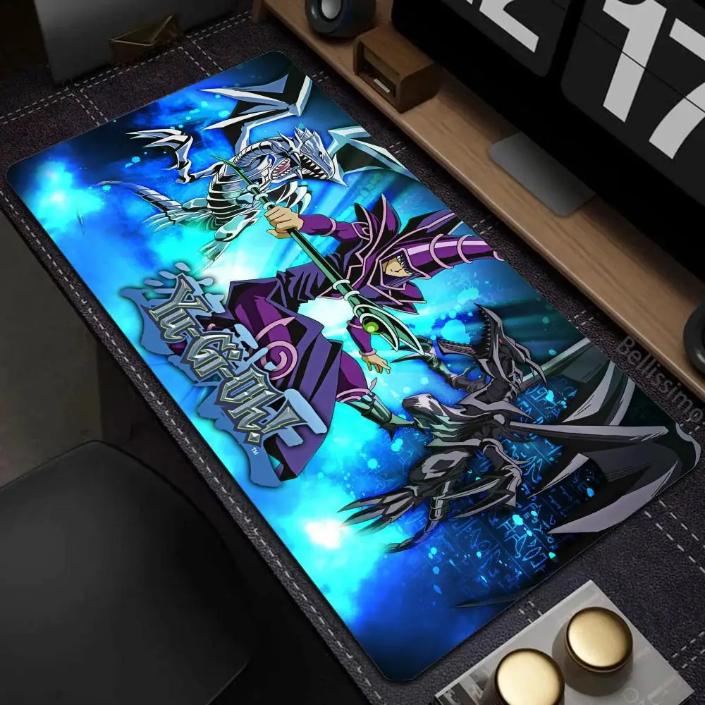 Yu Gi Oh Dark Magician Gaming Mouse Pad Gamer Pc Accessories Non-slip Mat Mausepad Deskmat Mousepad Mats Keyboard Mause Pads