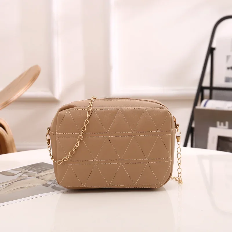 

Fashion Diamond Shoulder Bag Flap Bag Soft Leather Messenger Bags for Women Trending Crossbody Bag Phone Bag