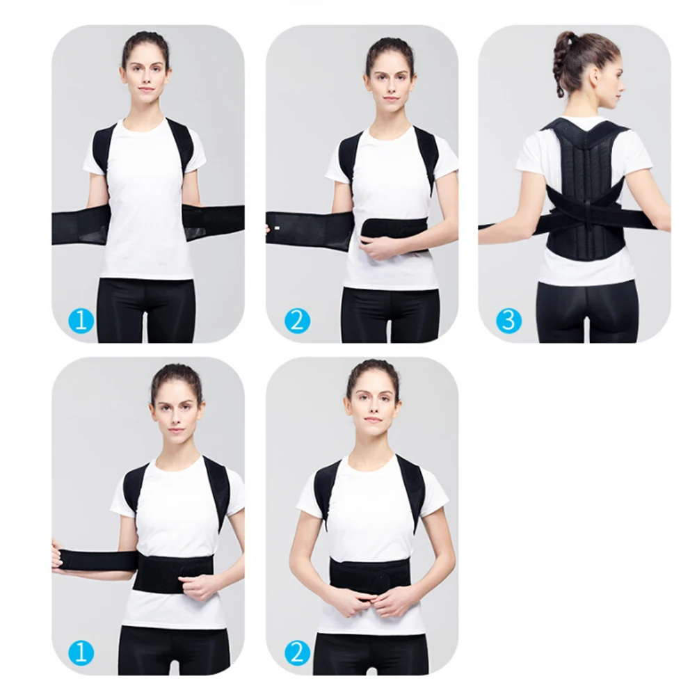 

Hunchback Correction Belt Strap Straightener Posture Shoulder Corrector Men Brace for Women Orthotics Man