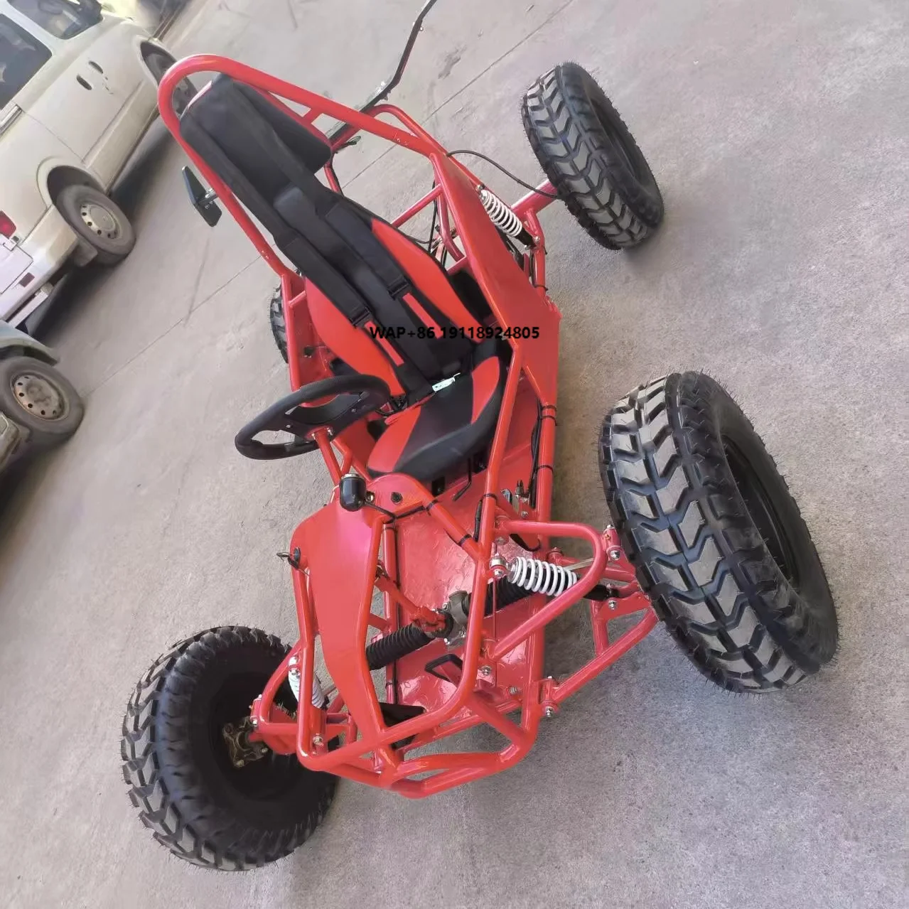CE Certified Customized 48V 20Ah Lead-Acid Battery F1 1500W/2200W Street Go Kart 35km/h 80kg Load 40KM Range Outdoor Adventure