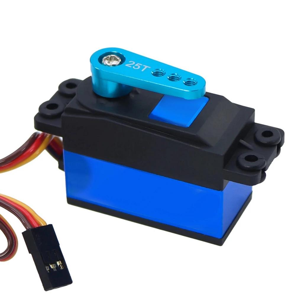 T34C 25T Aluminum Alloy RC Car Steering Servo Horn Arm for 1/10 1/8 RC Car Crawler Parts Titanium - view 4