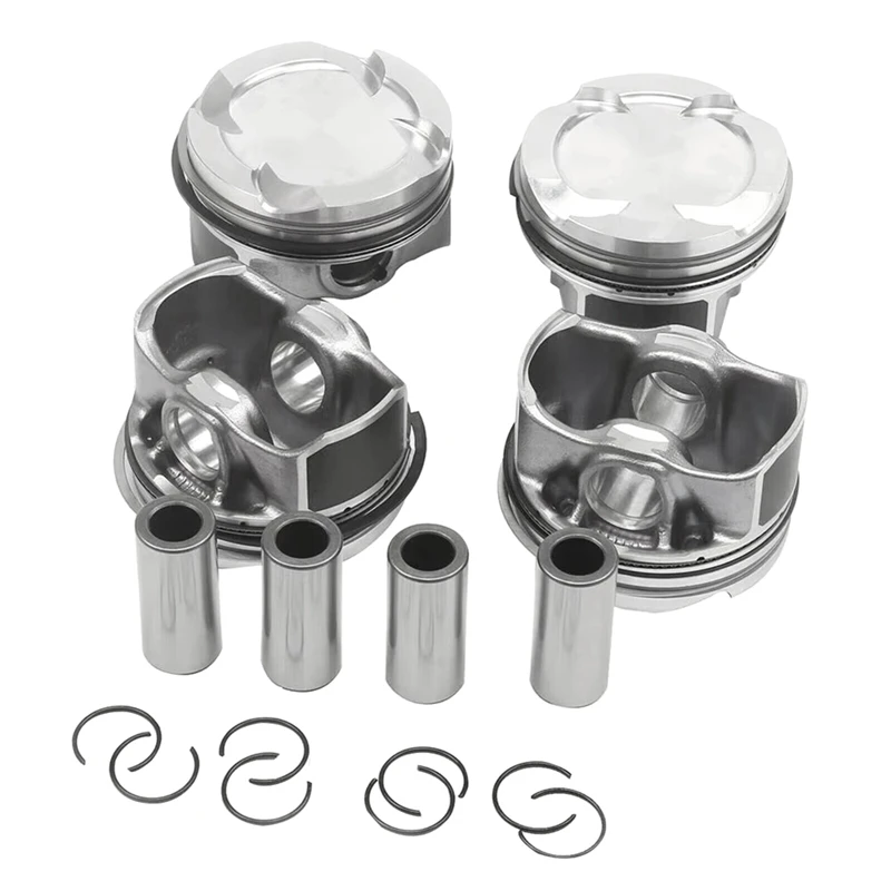 4Pcs 82Mm Engine Pistons Rings Set For BMW F20 F23 F33 F55 F56 G30 120I 220I 2.0T 11258657760 11259468870 11257561710