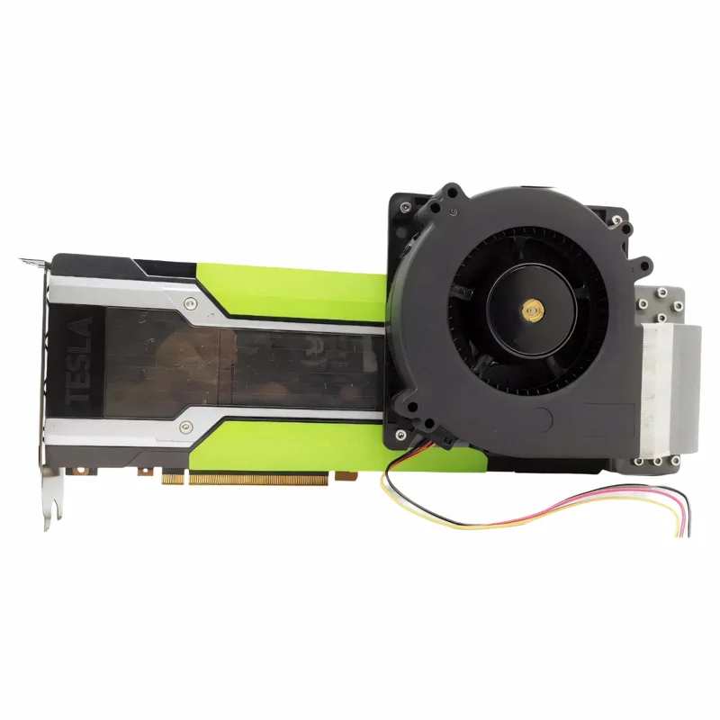 New 12cm Complete Modified Active Cooling Fan Assembly for NVIDIA for Tesla P40 P100 M40 GPU