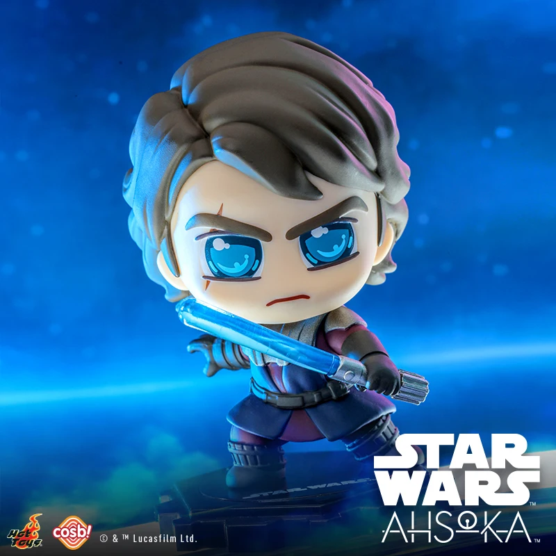 2024 nowe gorące zabawki gwiezdne wojny Ahsoka Tano i Anakin Skywalker Cosbi Mini figurka kolekcjonerska dekoracja stołu prezent urodzinowy dla fanów