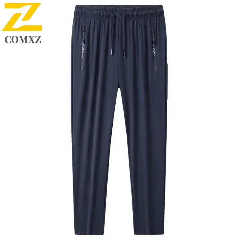 Plus Größe 7XL 8XL männer Hosen Sommer Wandern Reise Hosen Atmungsaktive Athletische Angeln Jogger Gym Sport Jersey Jogginghose