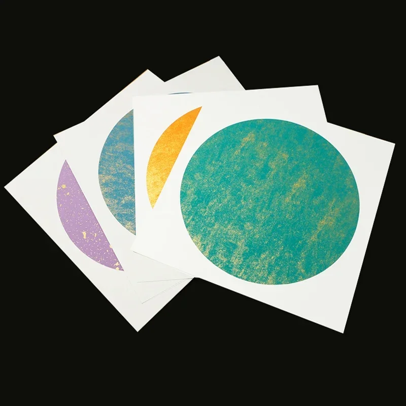 10Sheets Chinese Raw Rice Paper Card Thicken Soft Handmade Paper Cards for Calligraphy Watercolor Meticulous Painting Mounting