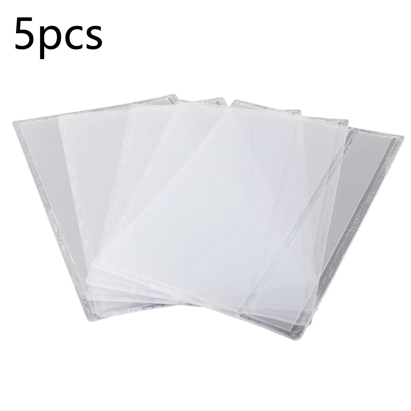 Collection Protection Bags 5pcs Transparent Album Banknote Book Clear Coins Commemorative Currency Paper Money