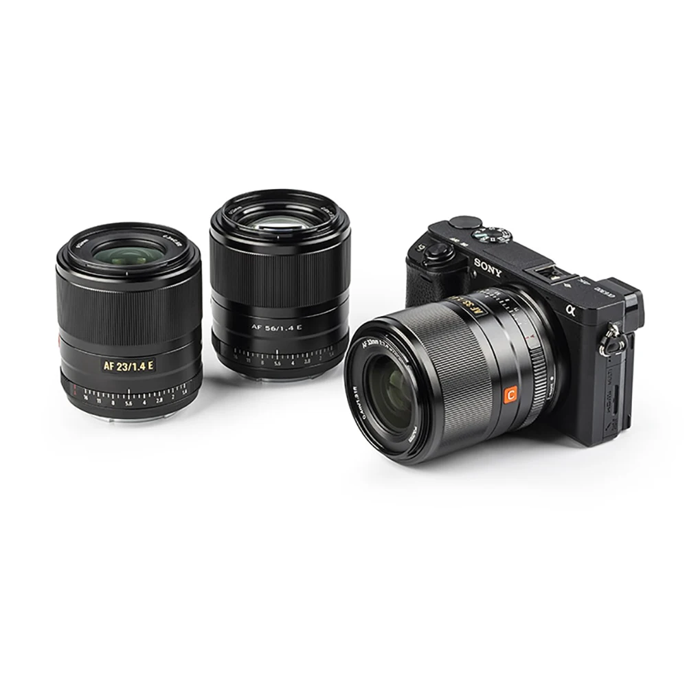 Obiektyw VILTROX 23mm 13mm 33mm 56mm E F1.4 APS-C AF z automatycznym ustawianiem ostrości, duża przysłona, obiektyw stałoogniskowy do Sony E A7 A7RIII A7S A7MIV A6000 A6300 — zdjęcie produktu 7
