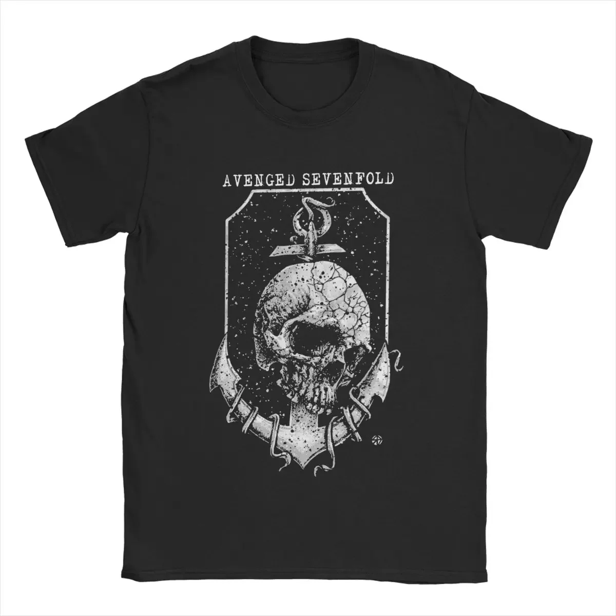 Men's Avenged Sevenfold T Shirt Cotton Tops Fun Short Sleeve Crew Neck Tee Shirt Plus Size T-Shirts