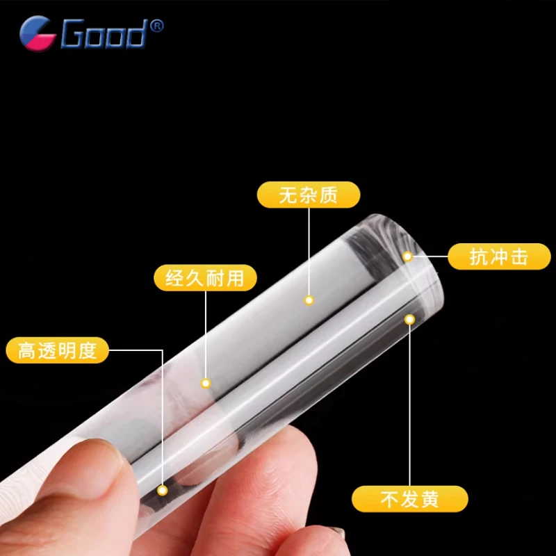PMMA Organic Glass Round Rod Dia 2-20mm Transparent Acrylic Round Bar Length 100~300mm Plastic Plexiglass Solid Rods