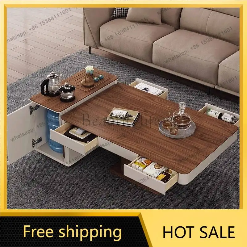 Storage Coffee Tables Multifunctional Luxury Dopamine Modern Coffee Tables Nordic Adjustable Mesinha