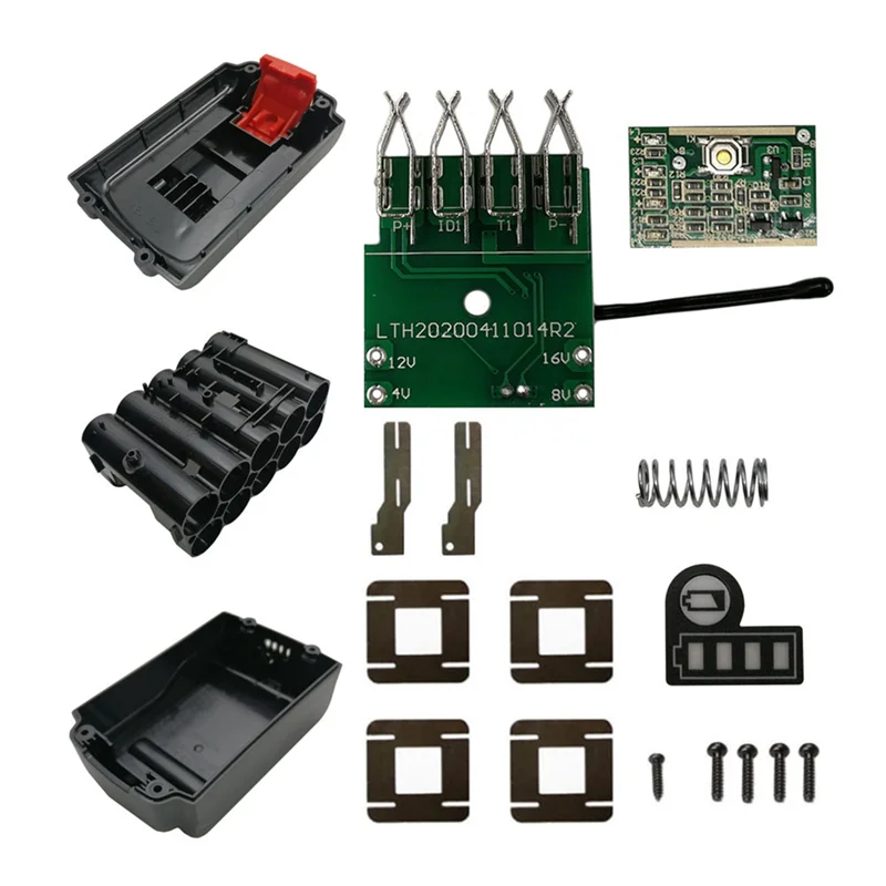 CLCU LBX2040 Li- Battery Case Charging Protection Circuit Board Box Shell For Black Decker 18V 20V LBX2040