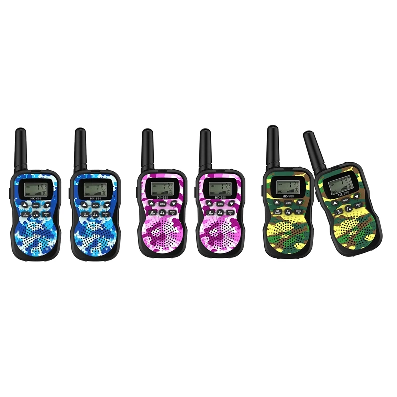 Walkie Talkies Rechargeable For Kids Long Range,Xmas Birthday Gift, Hiking Gear Camping Games Toys With Flashlight