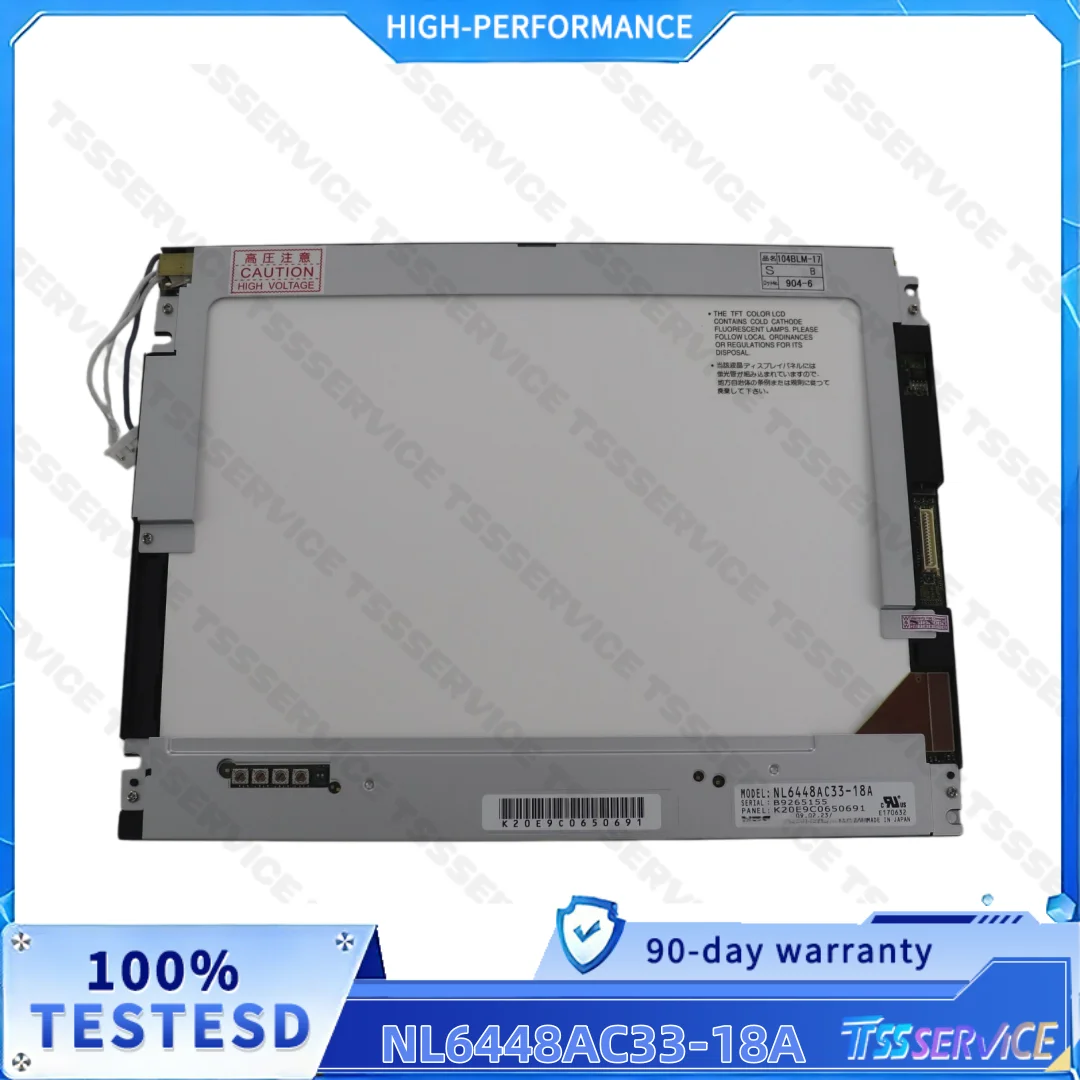 NL6448AC33-18A  90% new10.4 inch 640*480 Resolution LCD panel fast shipping