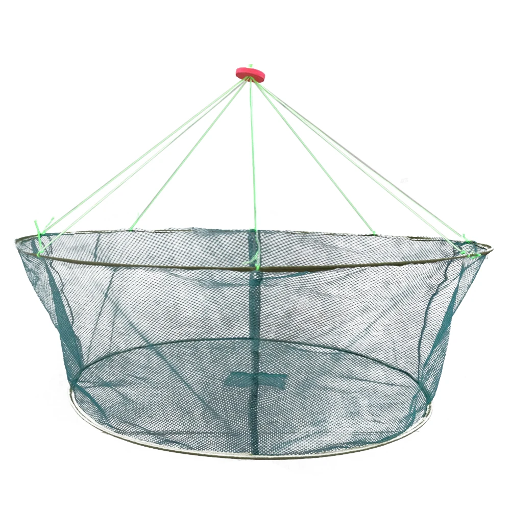 

Foldable Drop Fishing Landing Net Portable Crayfish Shrimp Catcher Tank Prawn Bait Crab Shrimp Net for Catching Fish Shrimp Crab