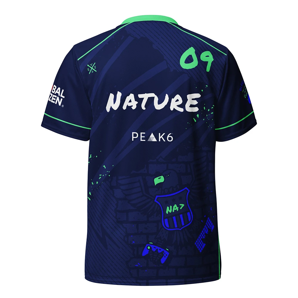 EG E-sports Club Uniform Men's E-sports Clothing Valorate Short-sleeved T-shirt Game Style Game Competition E-sports Clothing