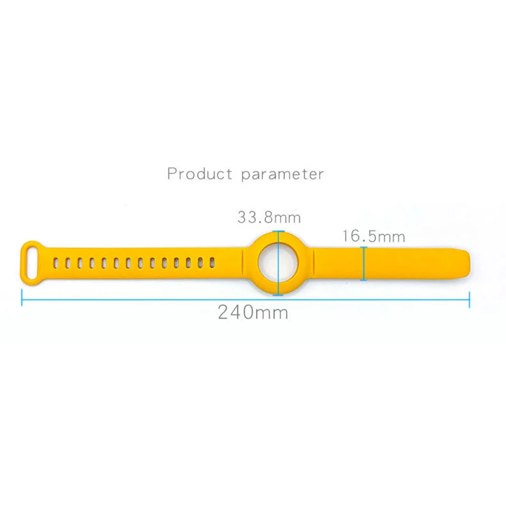 Children's Watch Strap for Apple AirTag, Pulseira de silicone de posicionamento, Watch Bands, Tracker, Locator, Capa protetora, Kids