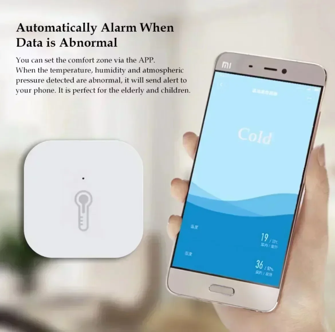 Aqara Temperature Sensor Smart Air Pressure Humidity Environment Sensor Zigbee Smart Remote Control For XiaoMi Home Homekit