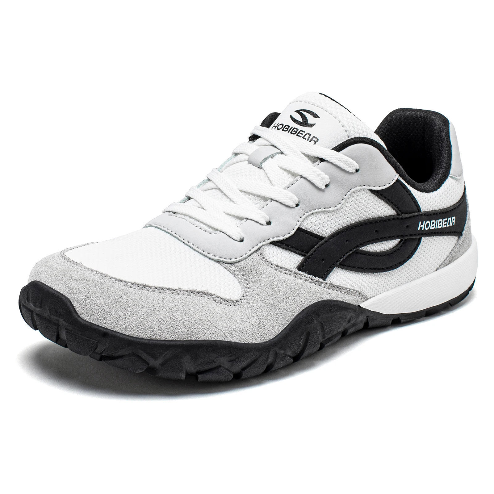 HOBIBEAR Unisex brede breedte schoenen Minimalistische blote voeten sneakers Wandelen Trail loopschoenen voor heren Dames