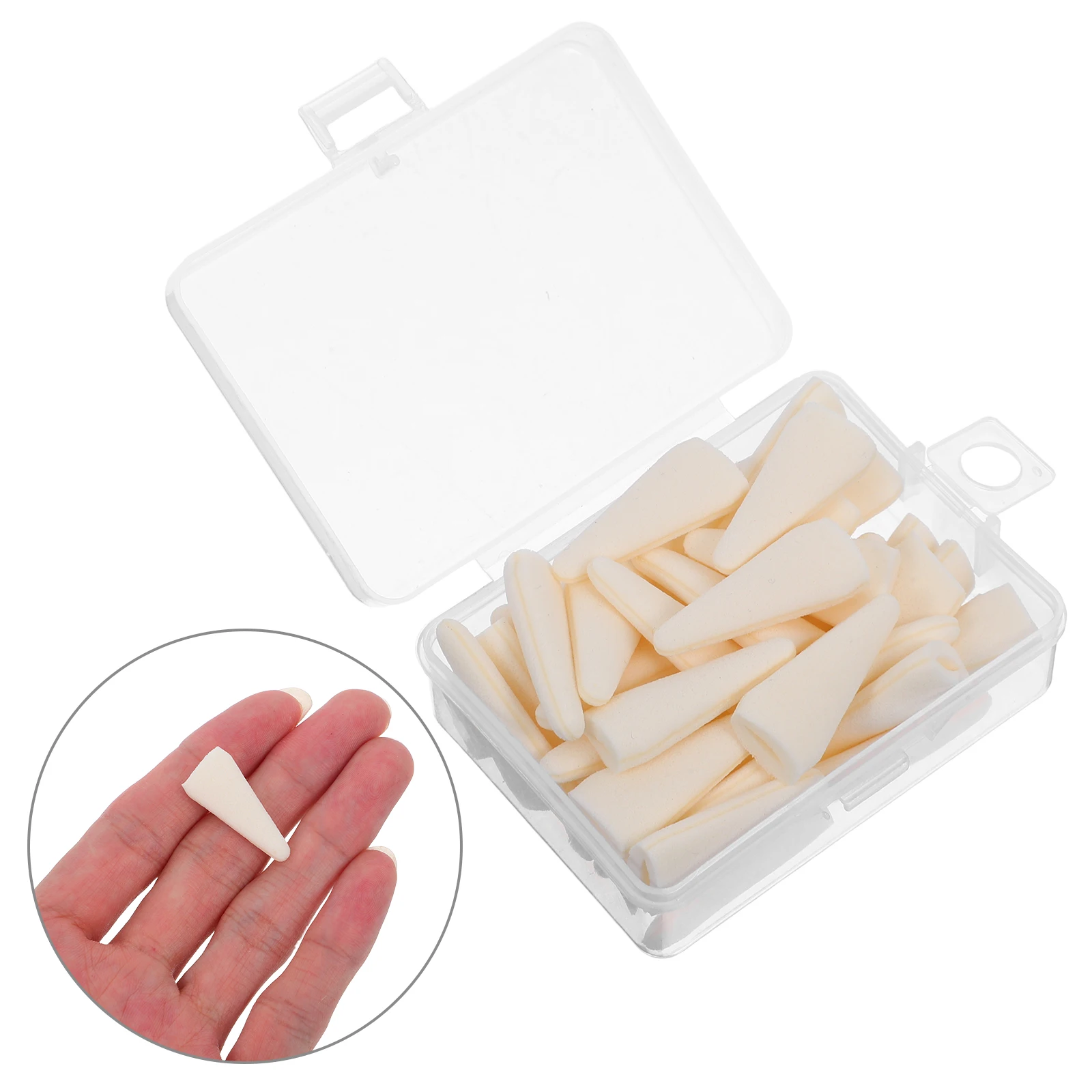 

40 Pcs Replace Cotton Head with Knife Drawing Tools for Artists Eraser Heads Erasers