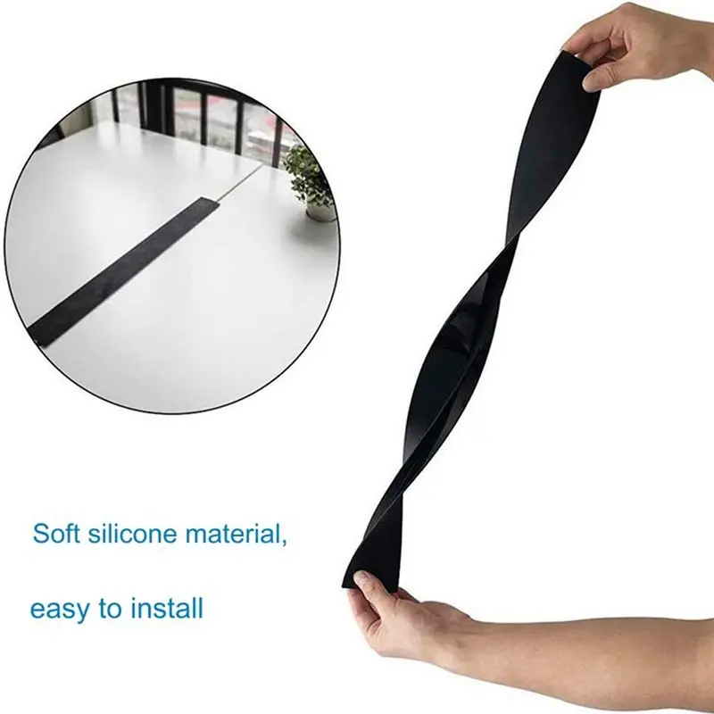 A23E-Silicone Stove Space Covers, Heat Resistant Oven Space Filler Seals Space Between Stovetop And Counter