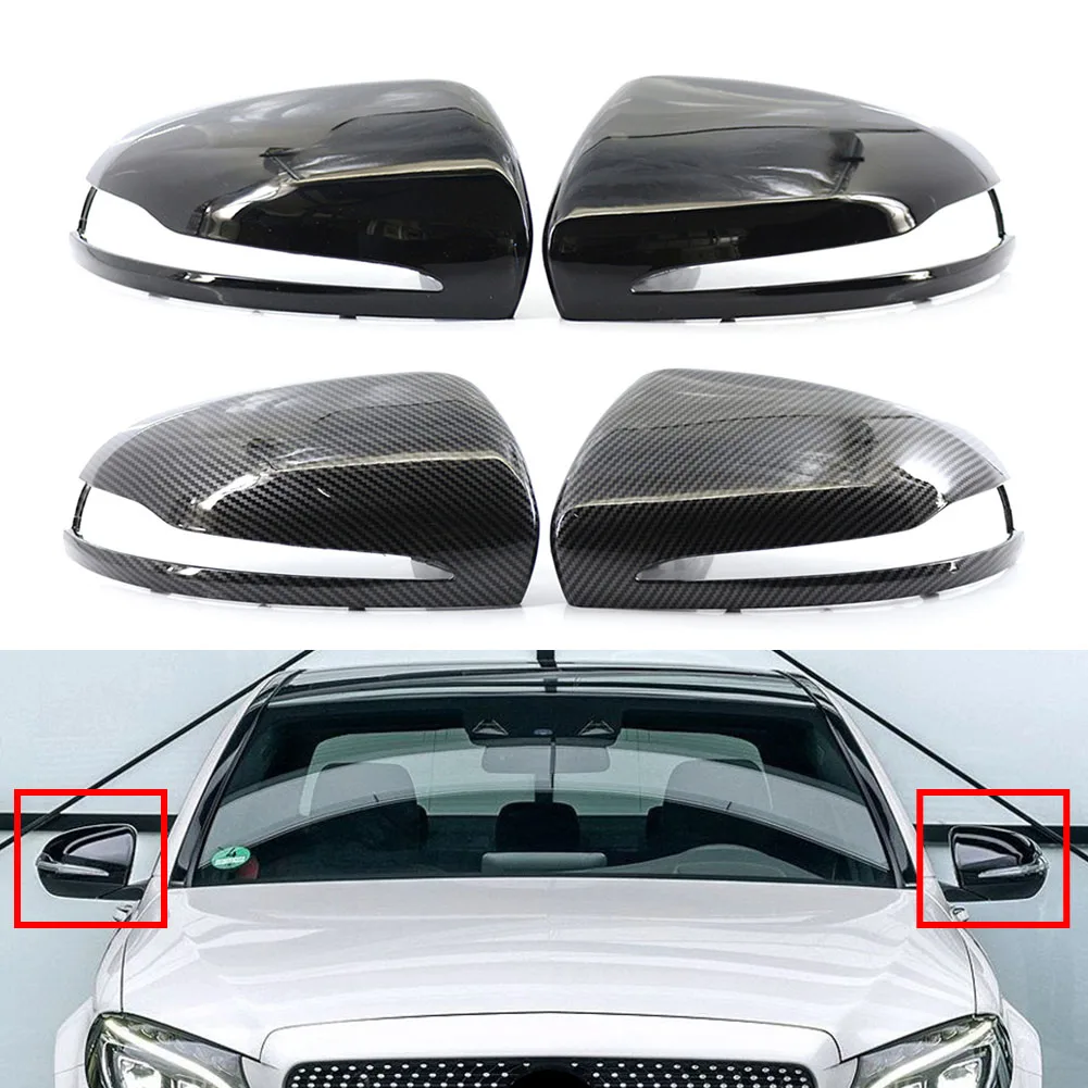 LHD Car Rearview Sdie Mirror Housing Cover For Mercedes-Benz C E S CLS GLC Class W205 W213 C238 C217 W257 W253 A09981082007992