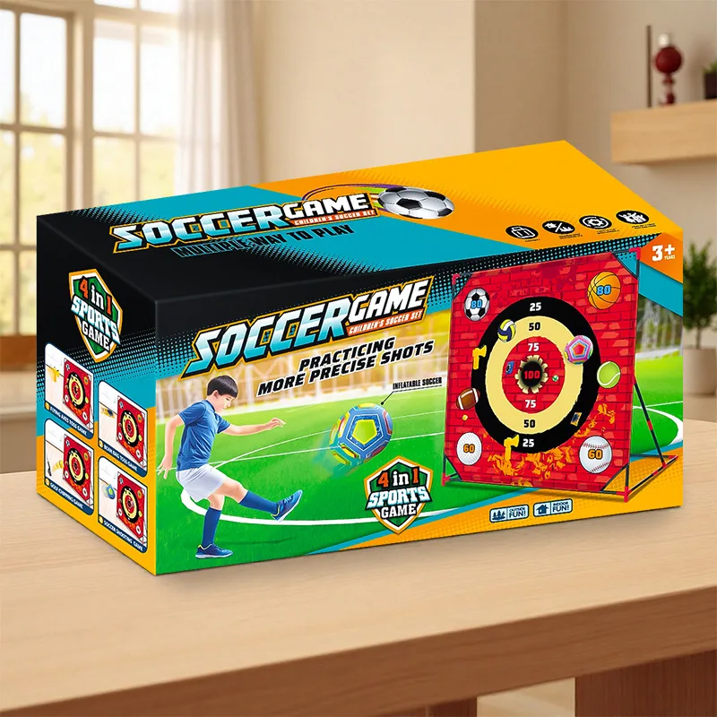 Partyspiel-Requisiten, Sport-Dekompressions-Komfortspielzeug für Kinder, 1, Wurfspiel für den Außenbereich, Fußball-Standspielzeug für Eltern und Kinder