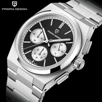 Pagani Design 2024 Nieuwe Mannen Horloges Quartz Zakelijke Horloges Vk63 Heren Klok Topmerk Luxe Horloge Heren Chronograaf Horloge Voor Heren