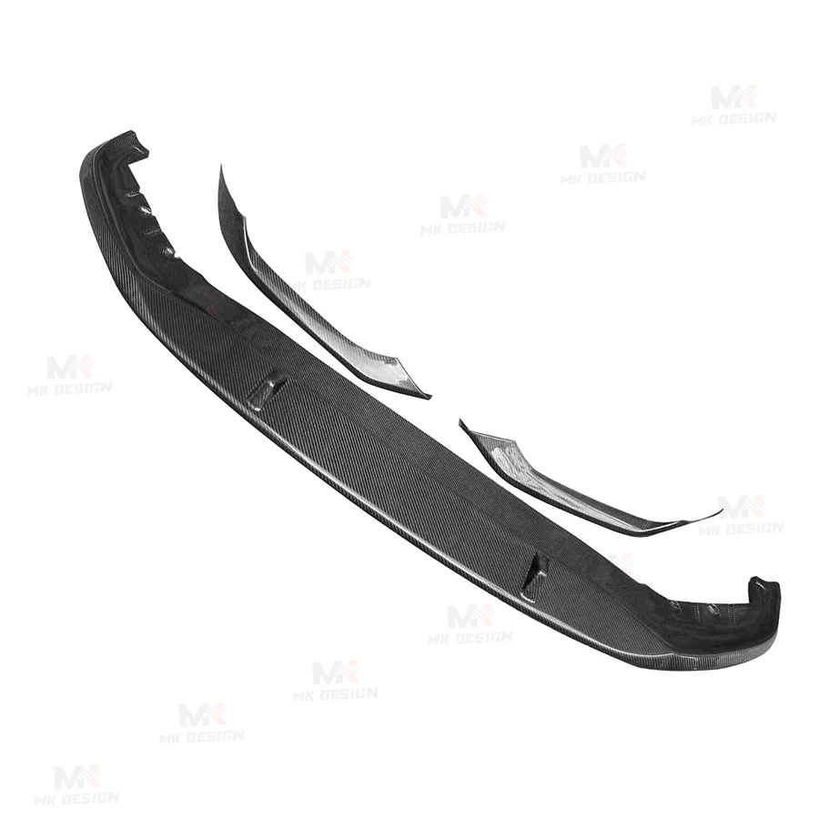 Carbon Fiber MP Style Front Bumper Lip Chin Spoiler for BMW 5 Series G30 G38 LCI 2020-2023 Front Lip Splitters Car Accessories