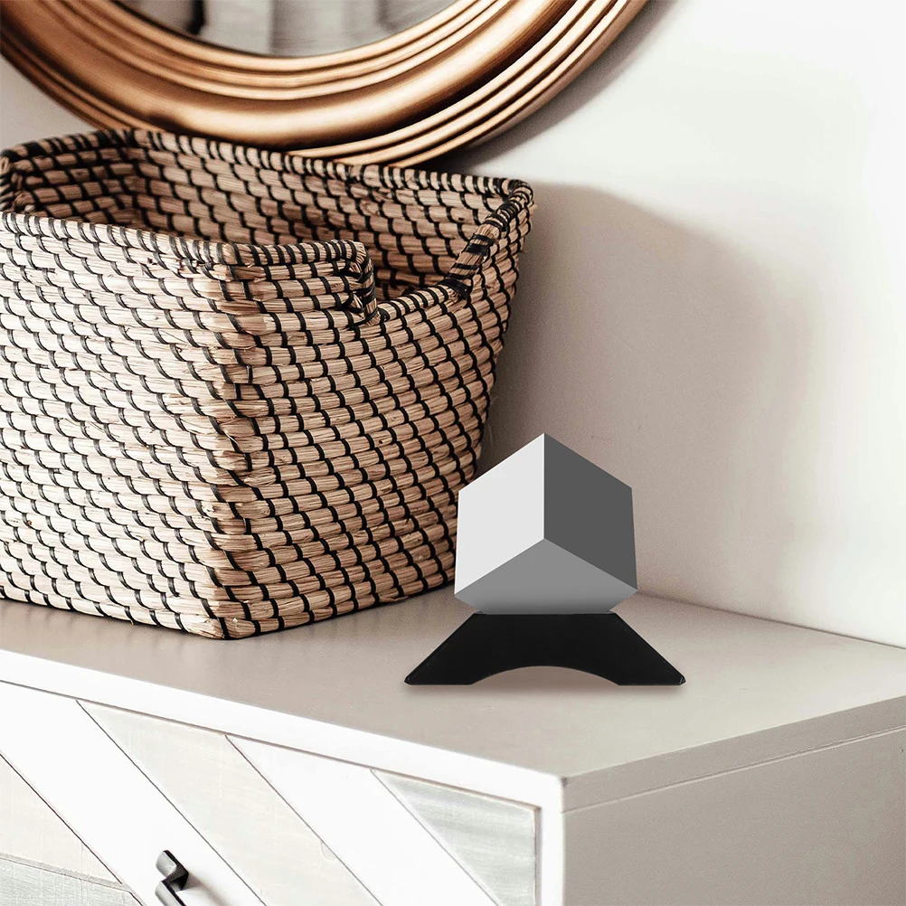 30 pezzi mini supporto supporto velocità in plastica base triangolare per display puzzle home office decor puzzle cubo espositore triangolo