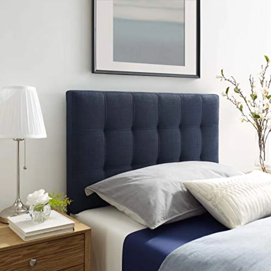 

Lily Tufted Linen Fabric Upholstered Headboard in
