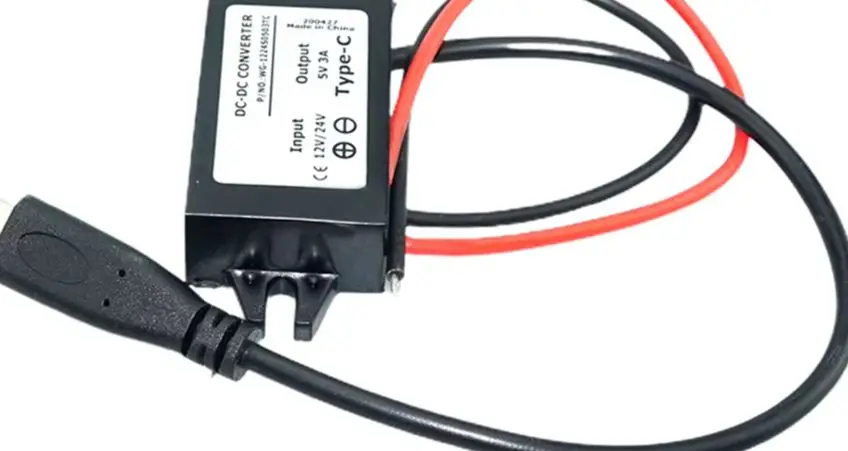12V 24V To 5V USB C DC-DC Converter Step Down Power Adapter For Car For Dash Cam For Navigator Electronic Device Accessories
