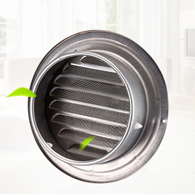 Grille Ventilation murale plafond en acier inoxydable, Grilles Ventilation rondes, livraison directe