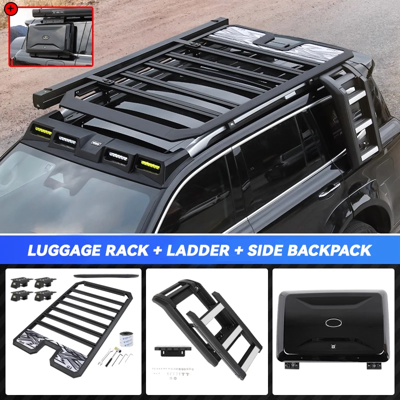 حار بيع 3 قطع الملحقات الجانب سلم Lage حامل سقفي حقيبة جانبية لخزان GWM 500 الملحقات