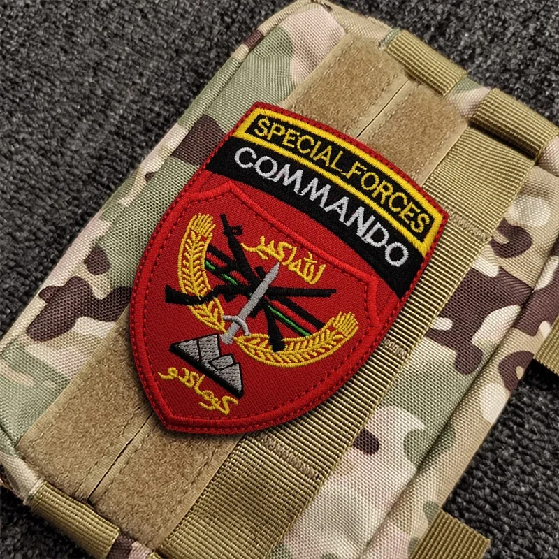 Toppa ricamata americana con gancio e anello, fascia da braccio, toppa militare, distintivo morale tattico, accessori di abbigliamento, adesivi in tessuto punk