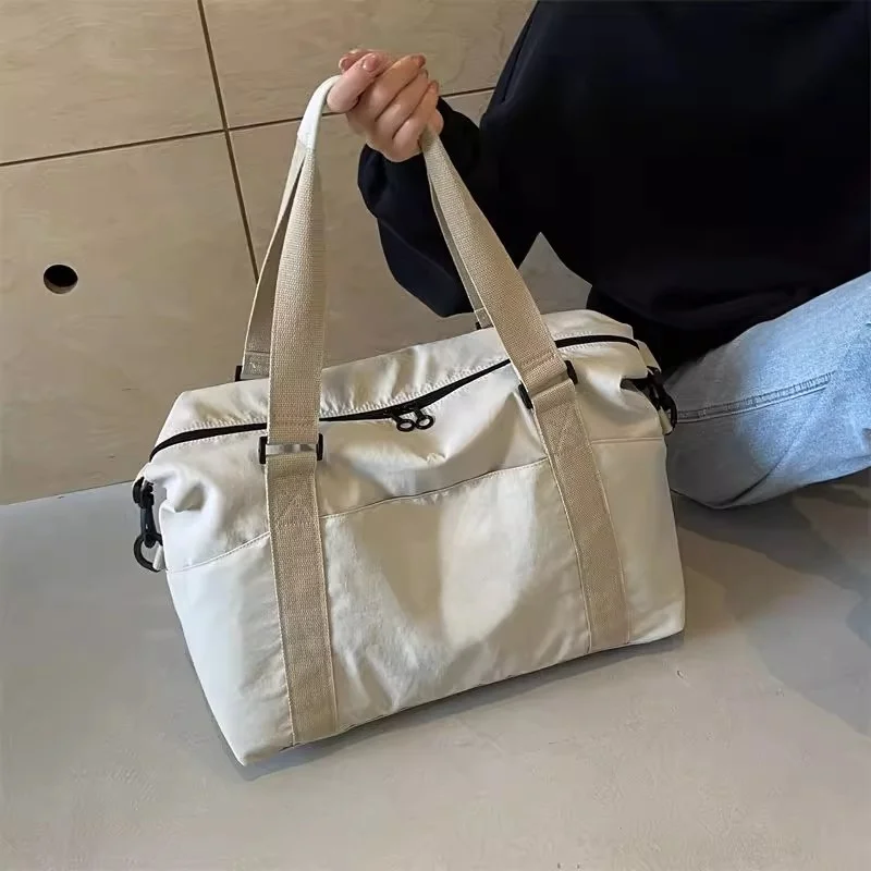 Large Capaci Ladies Handheld Travel Bag Lightweight Waterproof Sports Fitn Bag Casual Ox Cloth Tote Bag for Youth