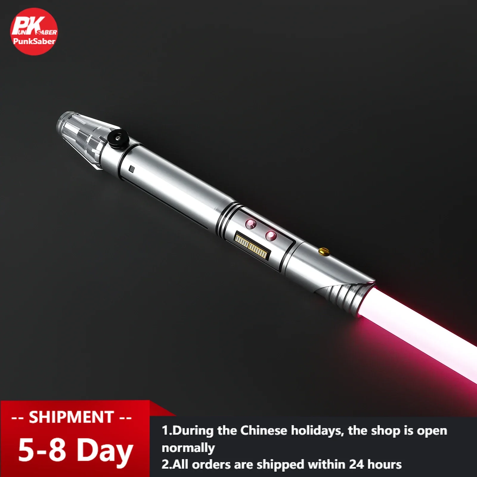 

PunkSaber Lightsaber Neopixel Jedi Laser Sword Heavy Dueling Sensitive Smooth Infinite Changing Hitting Sound Light Saber Toy