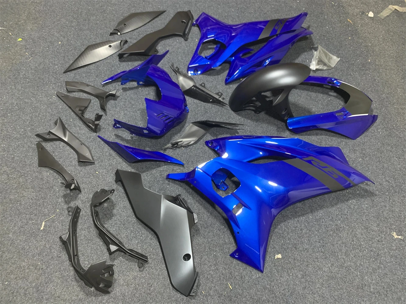 Motorcycle Fairing Set Body Kit Plastic For Yamaha YZFR6 YZF-R6 YZF R6 2017 2018 2019 2021 Accessories Full Bodywork Black Cover