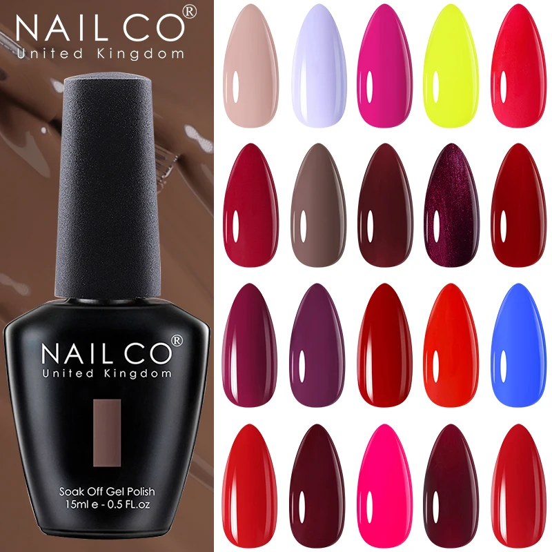 NAILCO 15 مللي HEMA/TPO الحرة هلام البولندية Vervis شبه دائم نقع قبالة الأشعة فوق البنفسجية ورنيش مسمار الفن مانيكير قاعدة علوية معطف هلام طلاء الأظافر #1