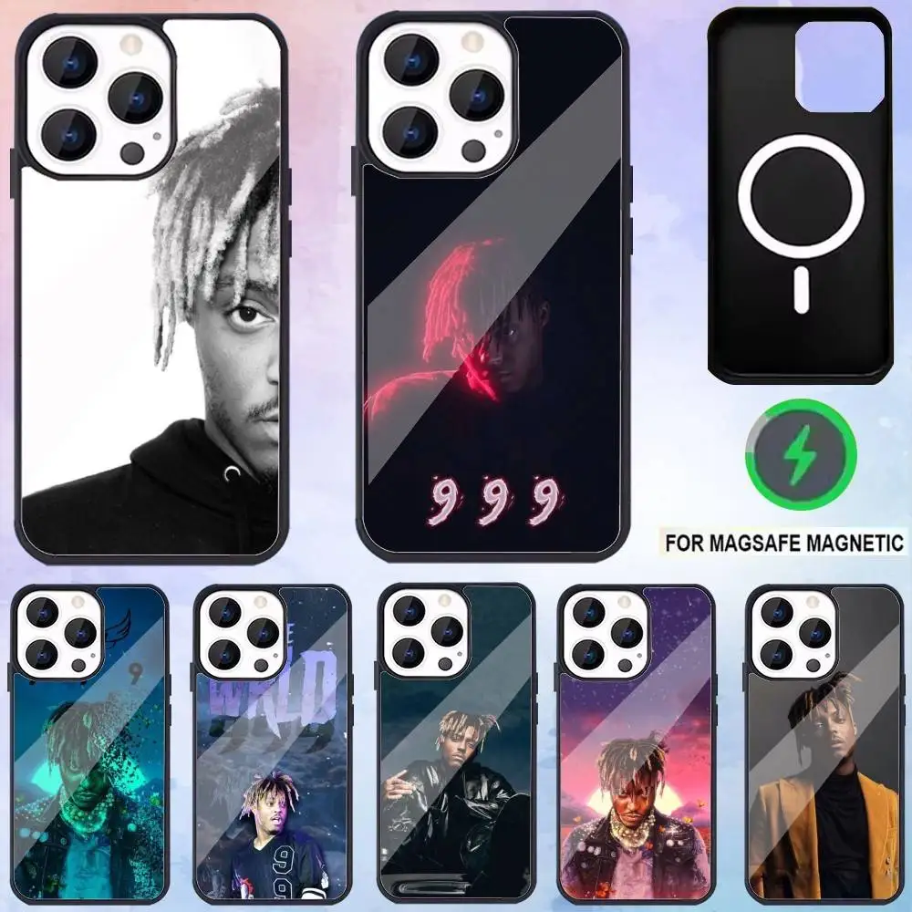 

J-Juice W-Wrld Rapper 999 Phone Case For iPhone17,16,15,14,13,12,11 Plus,Pro Max Magnetic For Magsafe Wireless Charging