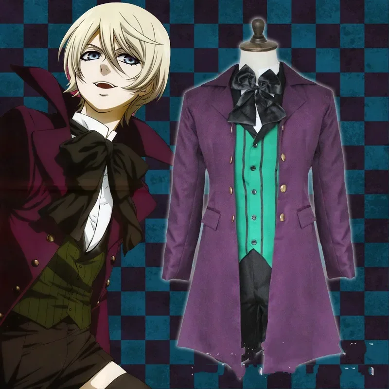 

Black Deacon Classic Alois Trancy Cosplay Costume Black Butler Cosplay emboitement Sebasti Kuroshitsuji Aristocrat Costume