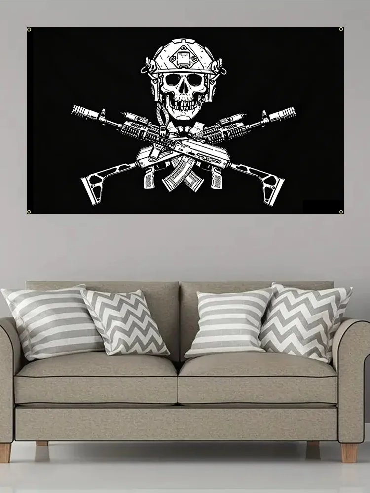 Russian Roger Banner Home Decor Items Funny Flags for Bedrooms Tapestry Garage Decoration Flags