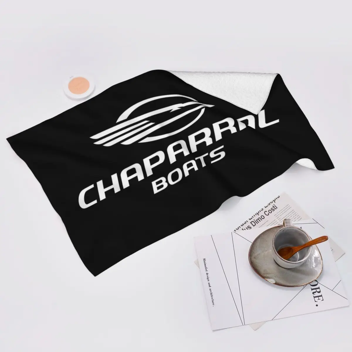 Toalla facial suave personalizada con logotipo de barcos Chaparral, toalla de algodón para baño de piscina de secado rápido, absorbente y rápido