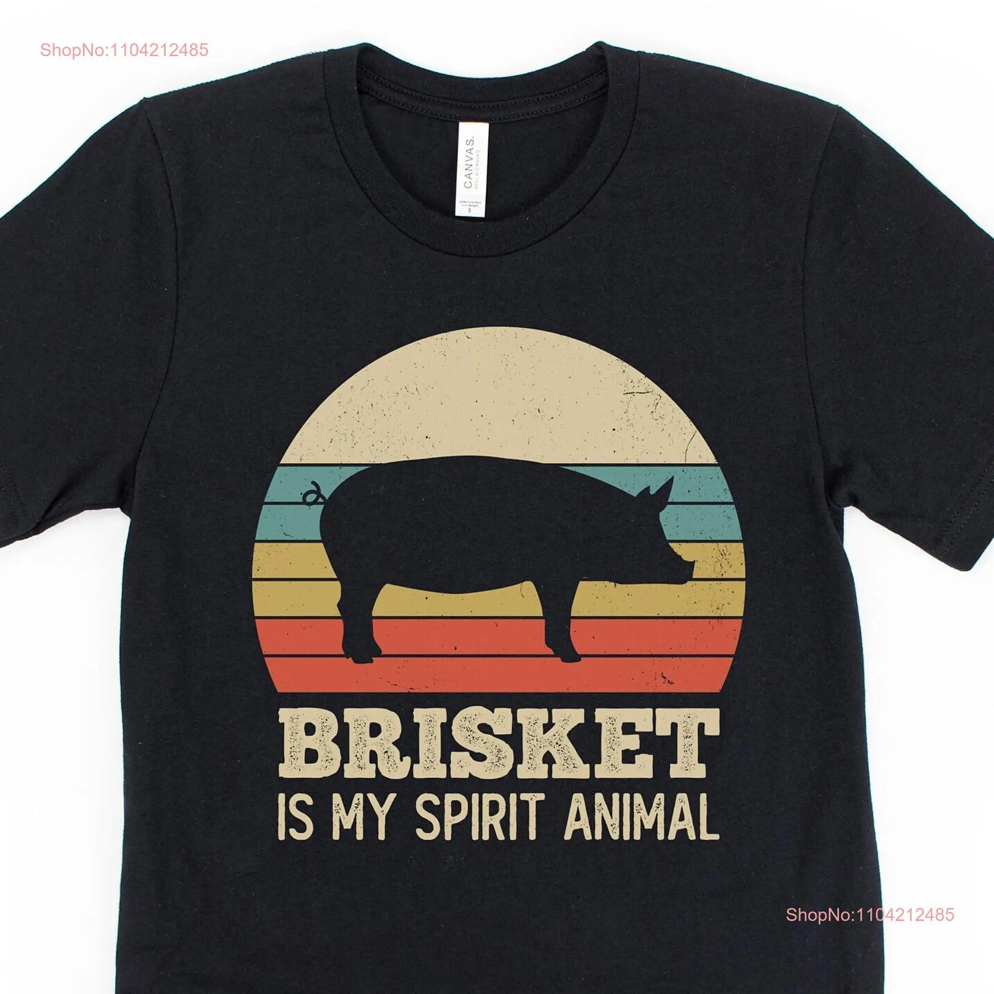 BriskeT T Shirt funny bbq shirts fathers day grilling gifts for dad carnivore is my spirit animal beef retro ox