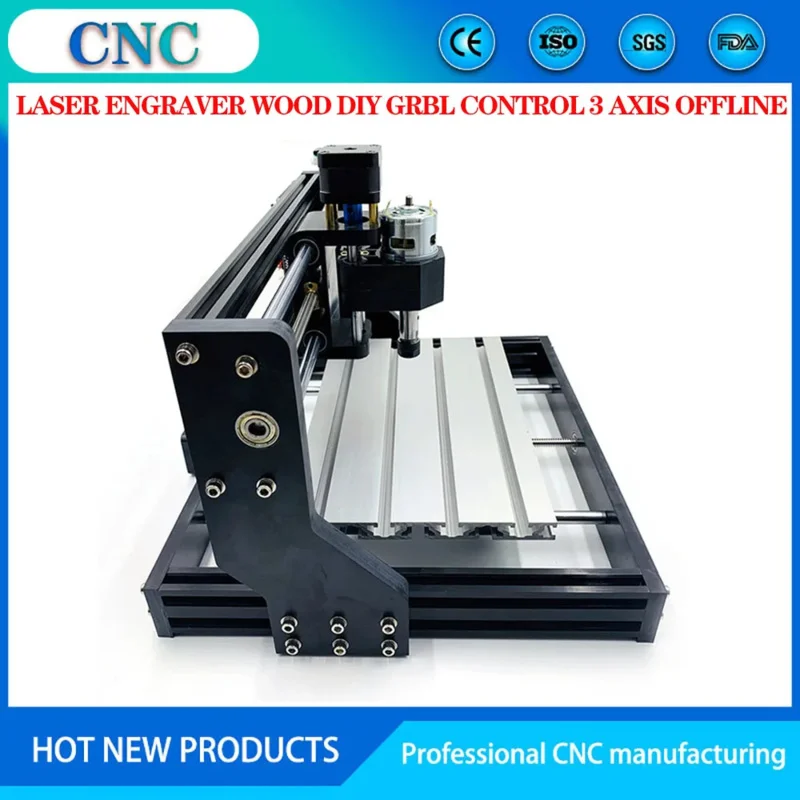 CNC 3018 Pro Laser Engraver DIY GRBL Control 3 Axis With Offline ,Pcb Milling Machine,Wood Router,Craved On Metal