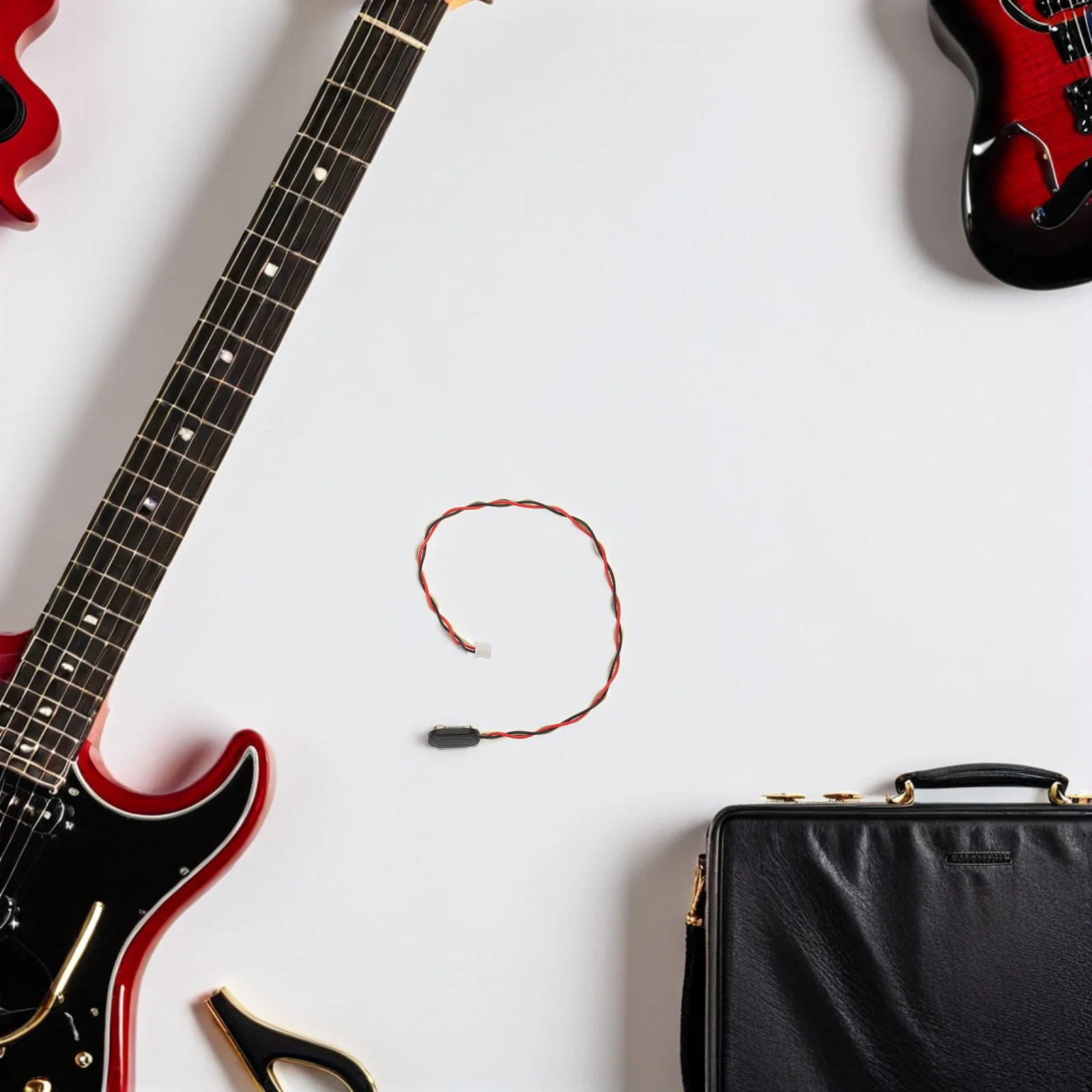 

8Pcs Pickup Clip 9V I-Type Hard Plastic Buckle Connector 300Mm Wire Adapter Stable Power Connection for Electronics