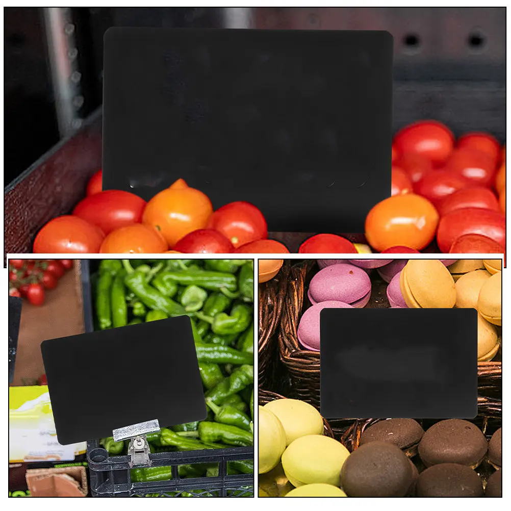 

8Pcs Stable Reusable Price Display Sign Stand for Fruits Vegetables Meats Supermarket Accessories Shelf Labels Advertising